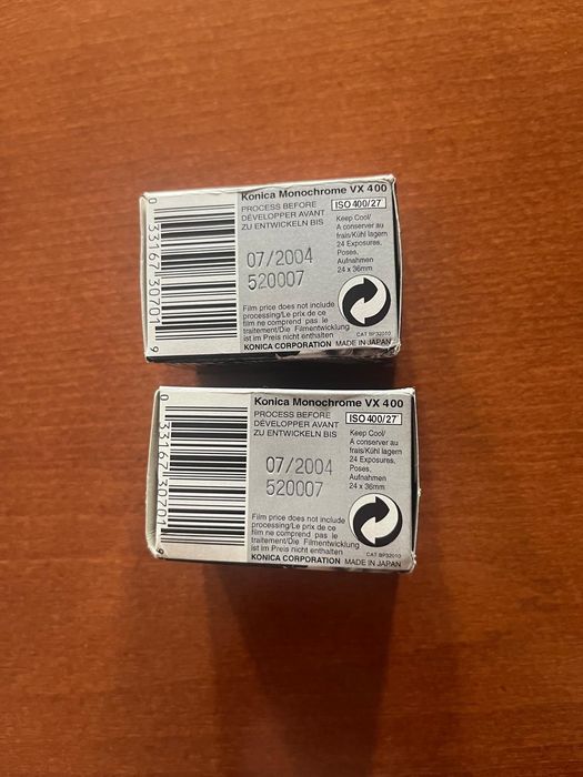 Rolos expirados 35mm Konica