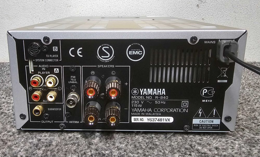 radio, wzmacniacz stereo Yamaha PianoCraft R-840 (MCR840). wysyłka OLX