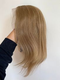 Peruka włosy 100% naturalne blond 