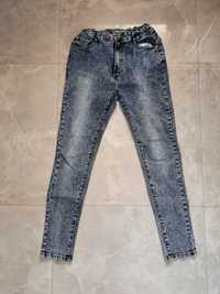 Granatowe jeansy Denim Fashion