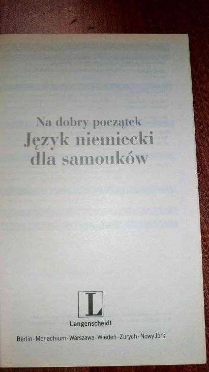 Język niemiecki dla samouków + CD