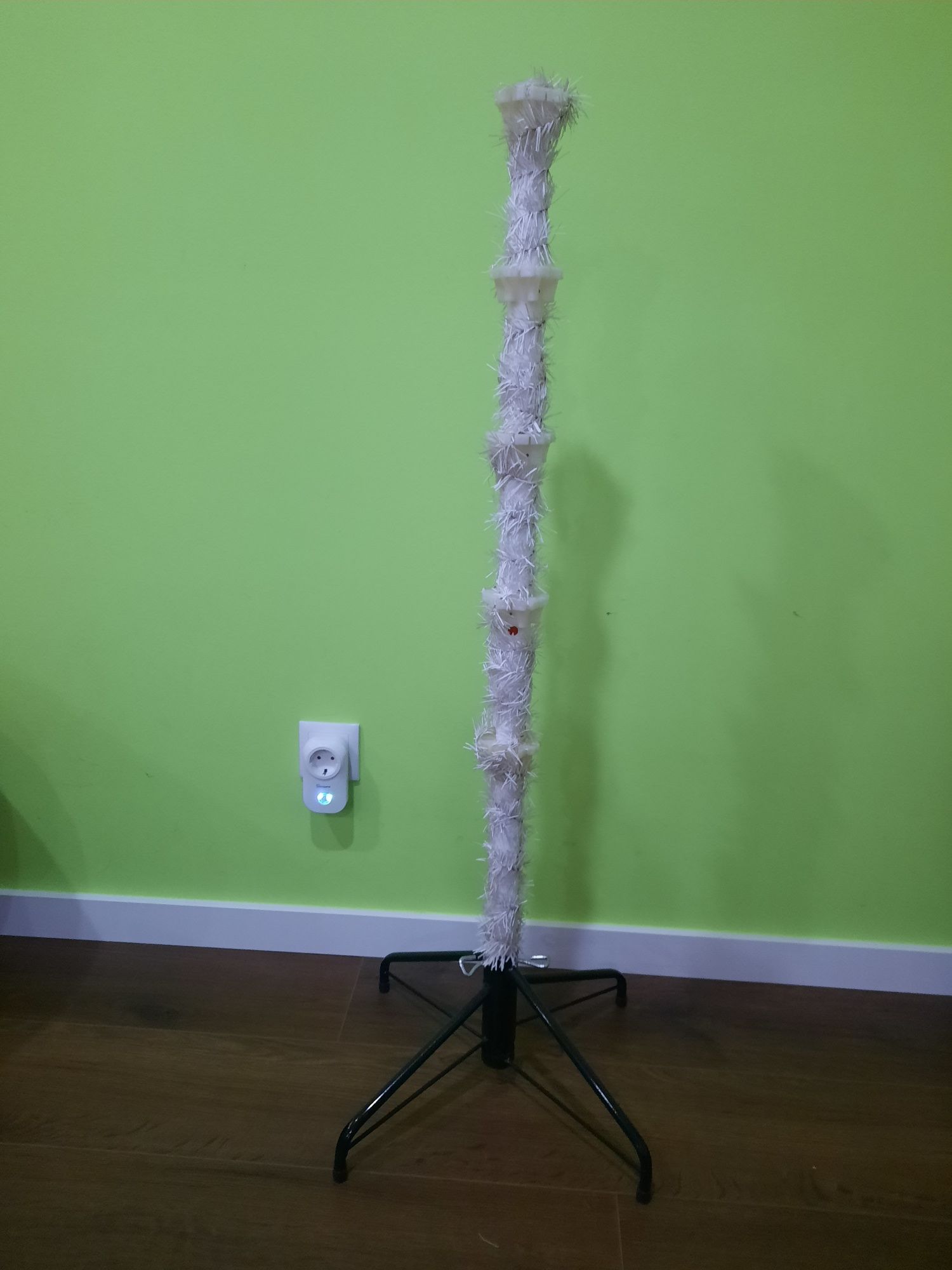 Árvore de Natal 180cm branca artificial