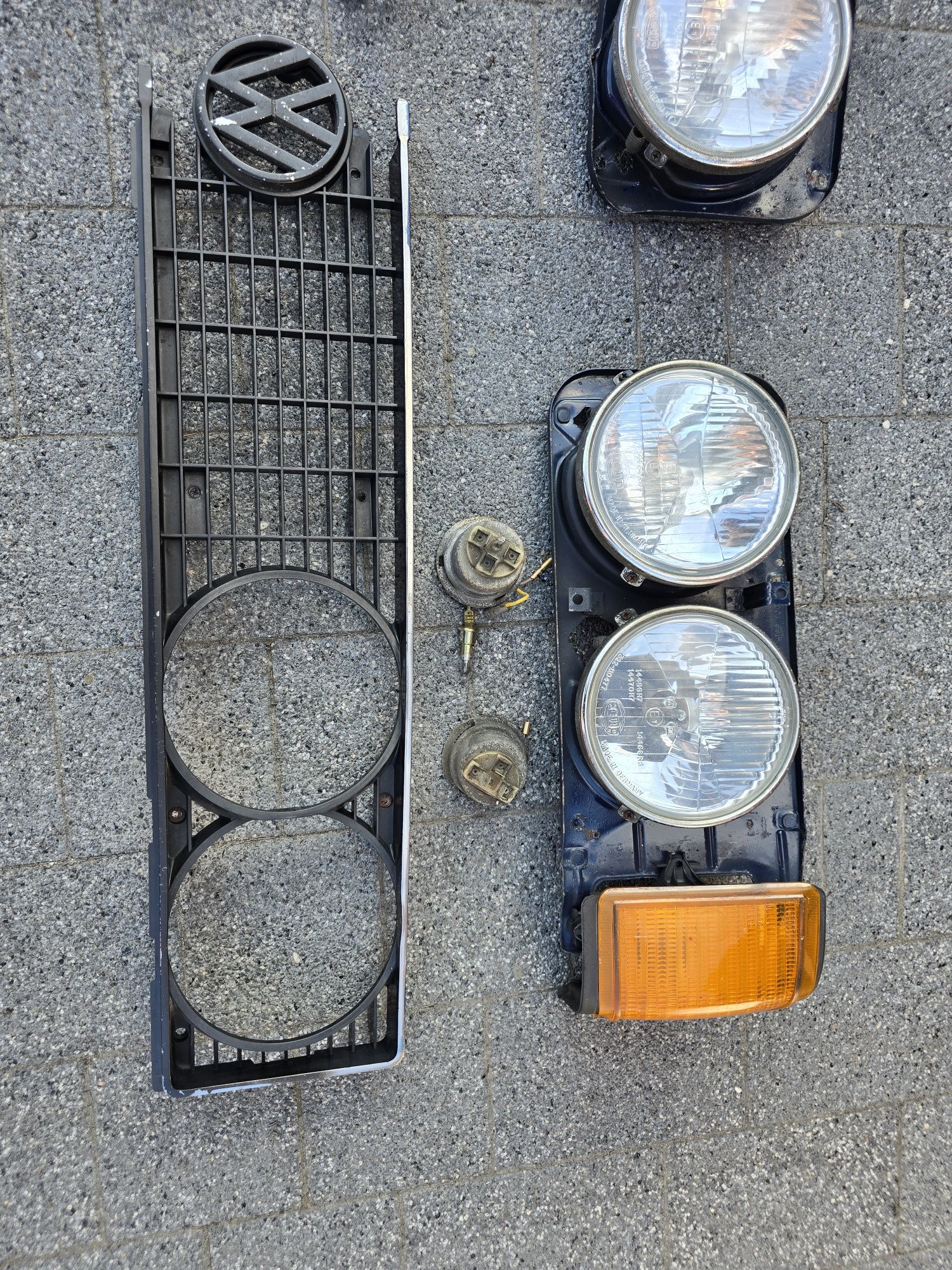 Vw Scirocco MkI Front Lampy Gril kierunkowskazy Scirocco 1