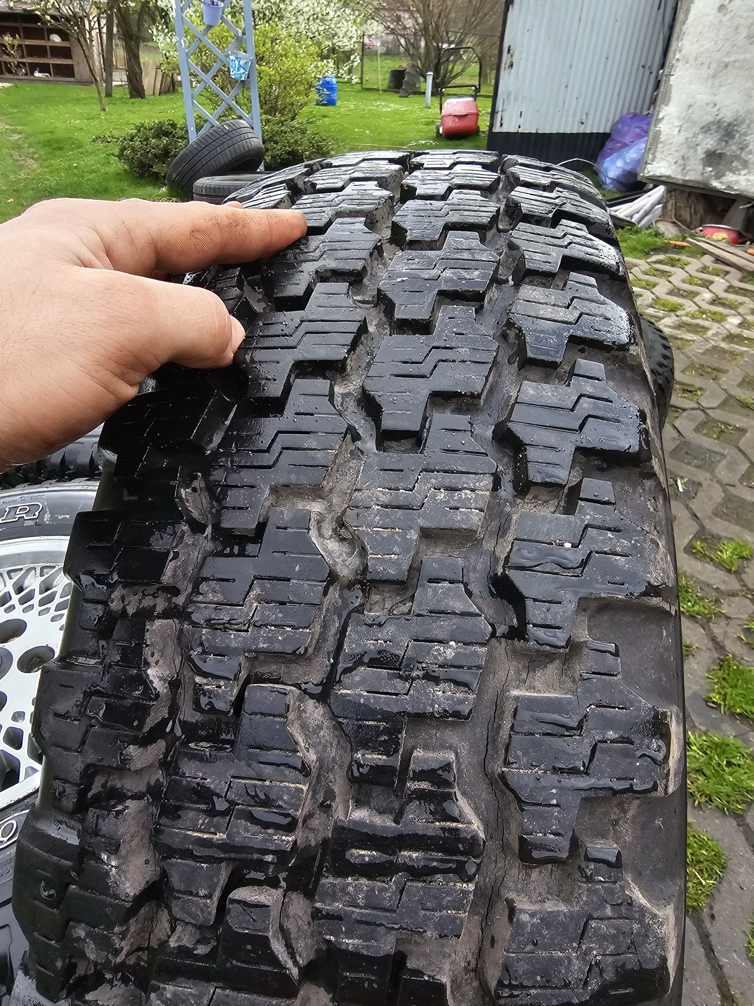 Koła offroad A/T jeep cherokee xj zj 5x114.3 R15 opona 10mm