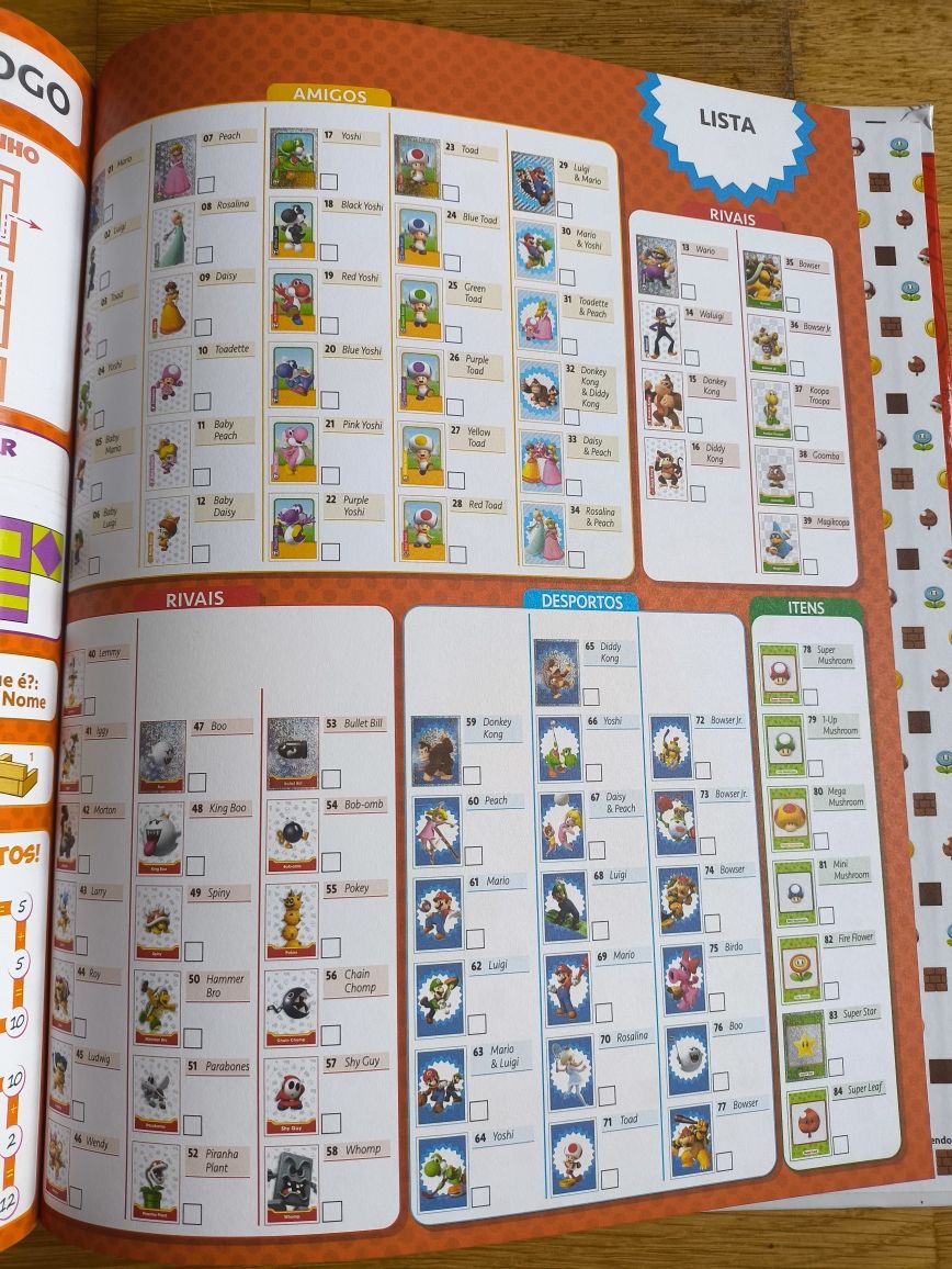 Caderneta Super Mario - Panini Family Coleção de Cromos Worten