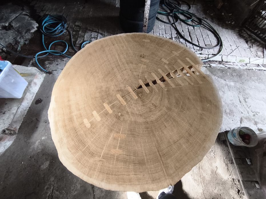 Stół z plastra dębu 110 cm