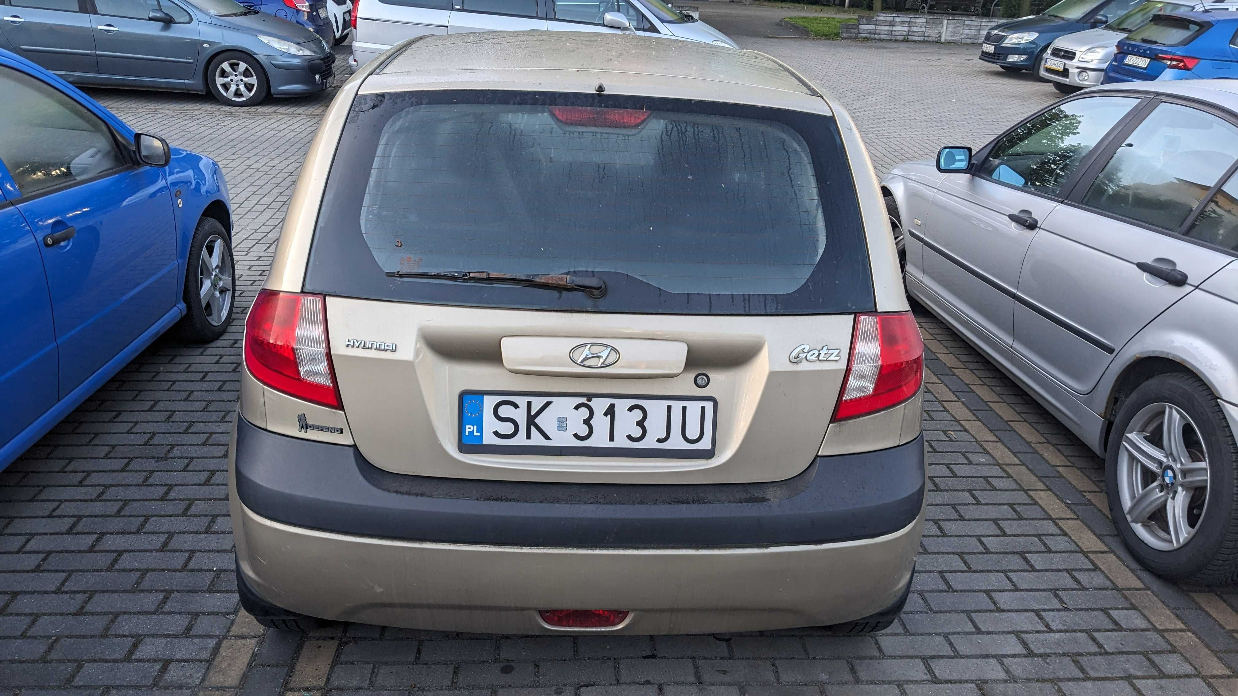 Hyundai Getz 1.4 benzyna 97KM 2007r 199500km