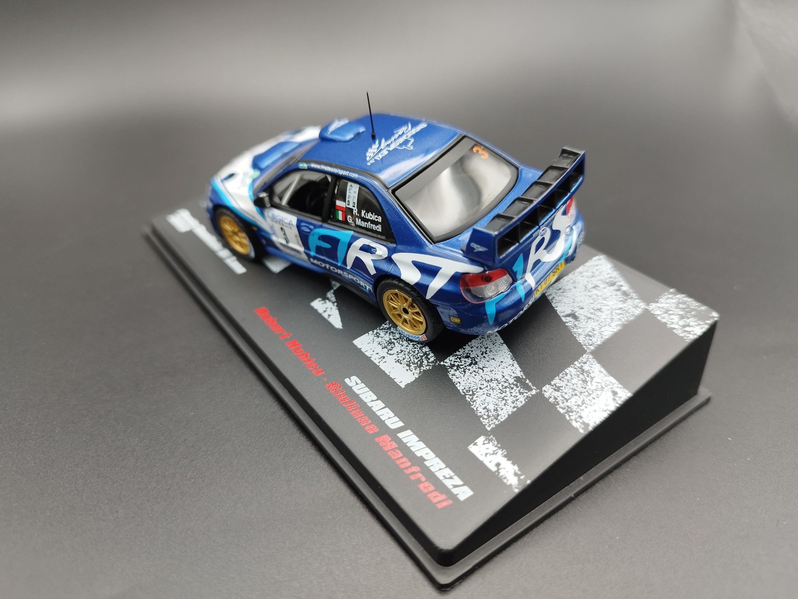 1:43 Deagostini Subaru Impreza WRC Robert Kubica/Giuliano Manfredi