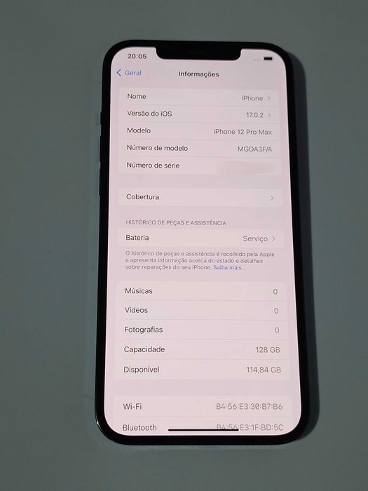 Iphone 12PRO MAX 128GB.  76% Bateria.  Excelente. Como novo