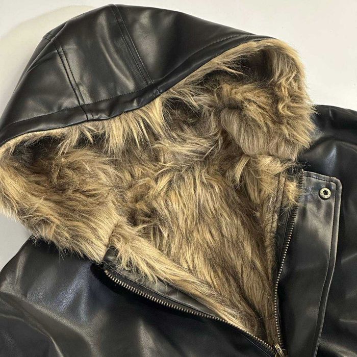 бомбер куртка мех зима кожа opium balenciaga rick owens swag y2k