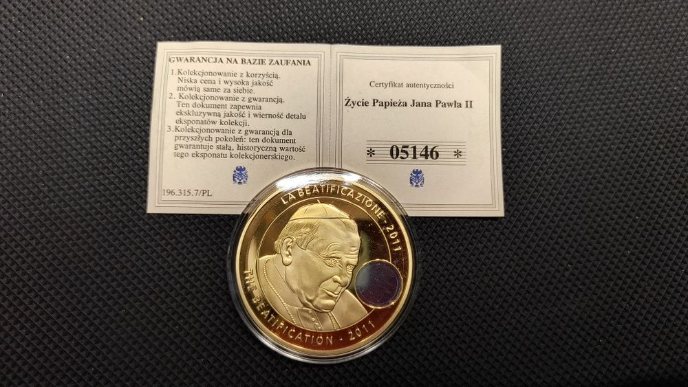 Moneta Jan Paweł II, numizmat