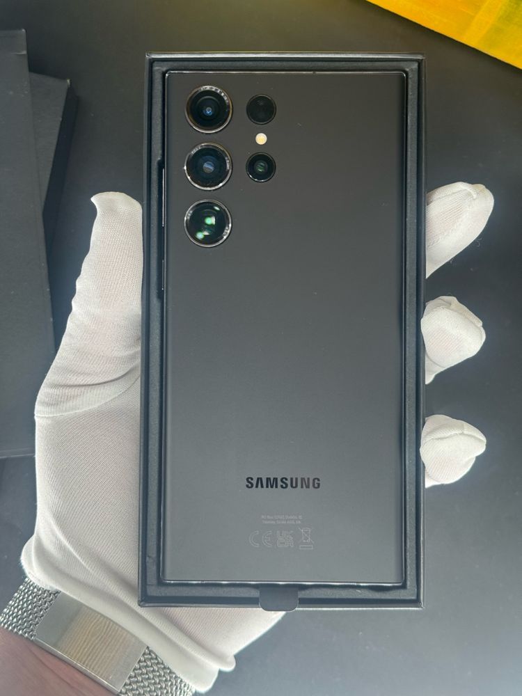 Смартфон Samsung S23 Ultra 256GB | Новий | Phantom Black | Гарантія +