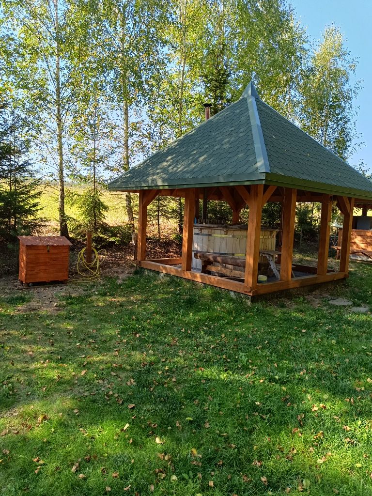 KAJAKI.Domek nad rzeką Czarna Hańcza.KAJAKI.