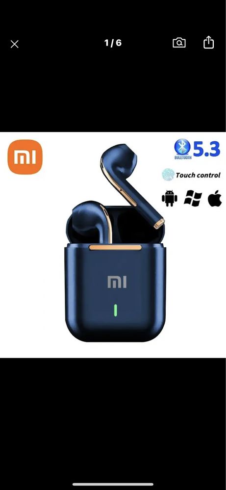 Fone de ouvido Xiaomi bluetooth