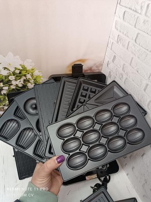 Німецький мультимейкер 7 в 1! Вафельниця ZP-806 Гриль 2200 Вт Zepline