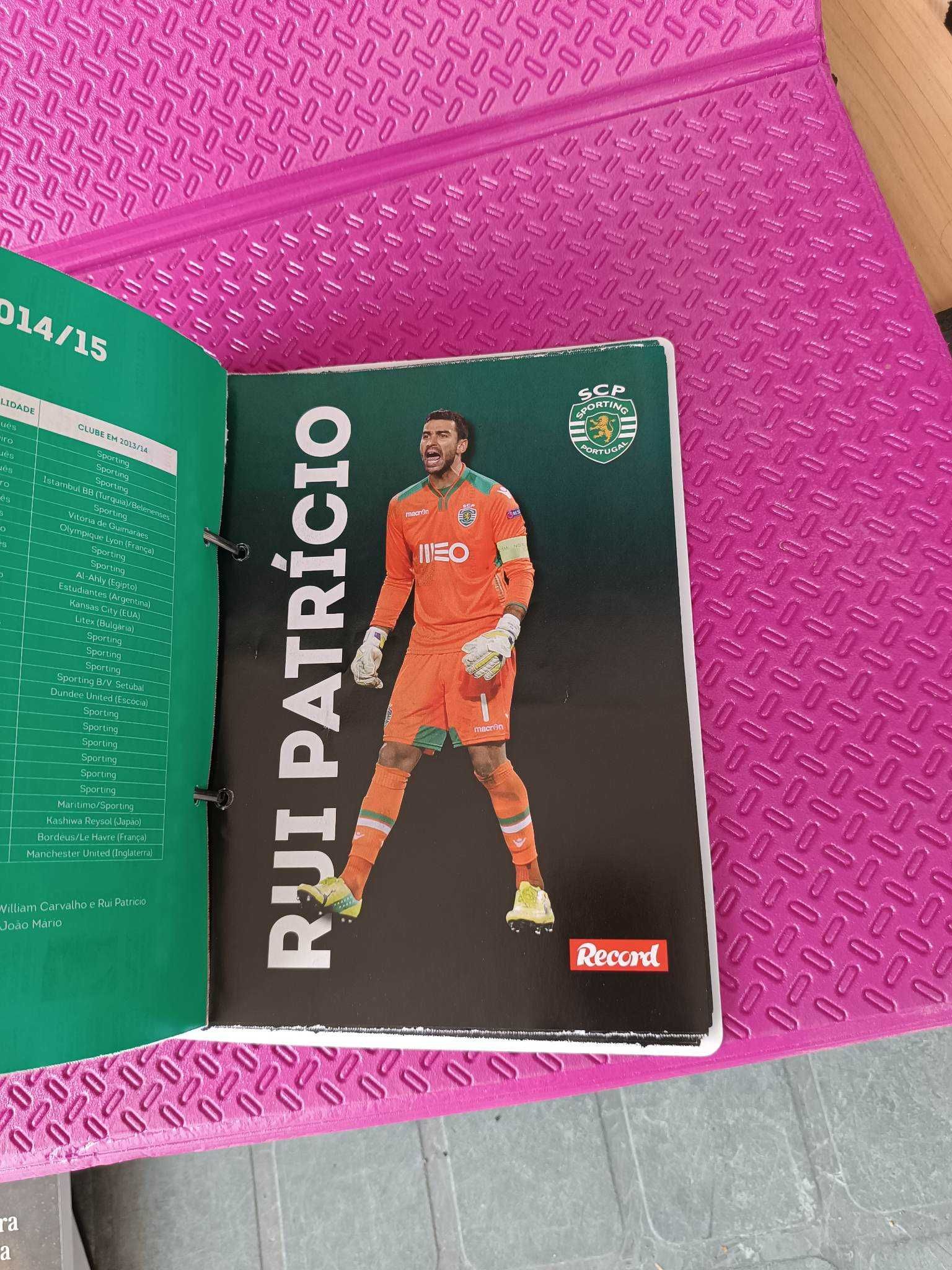 Colecção em fascículos plantel Sporting 2014/2015