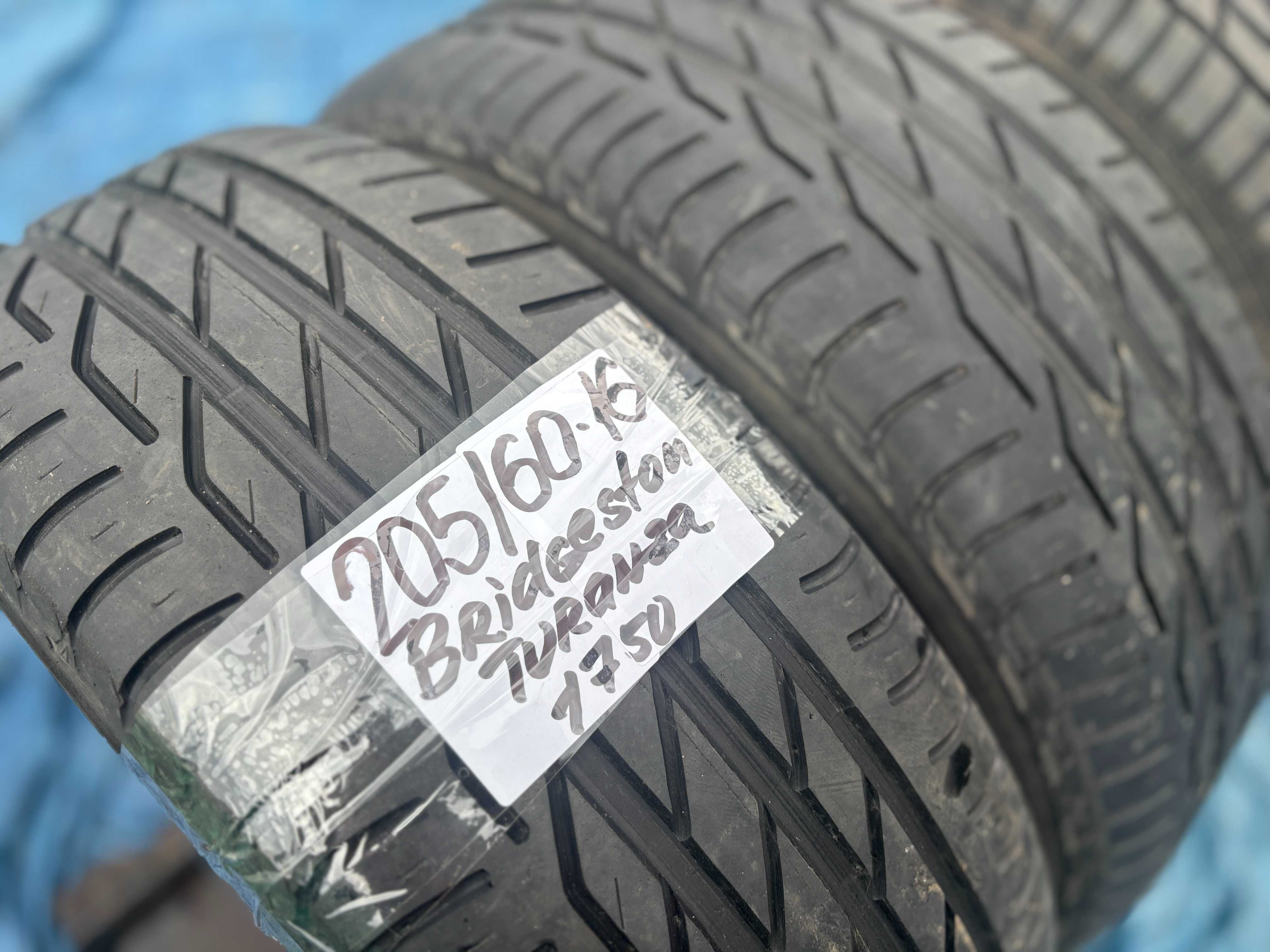 205-60-R16 BRIDGESTONE TURANZA летняя резина 2 штуки GERMANY 2022