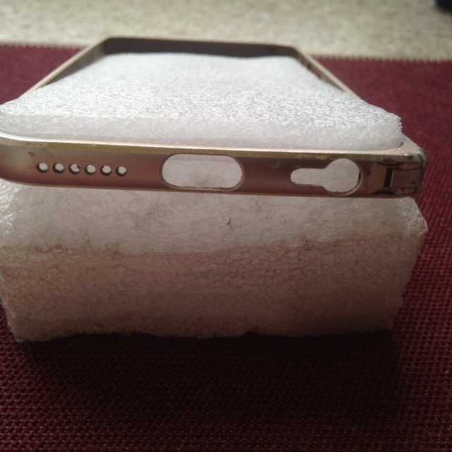Защитная металлическая рамка-бампер COMMA и пленка для iPhone 6