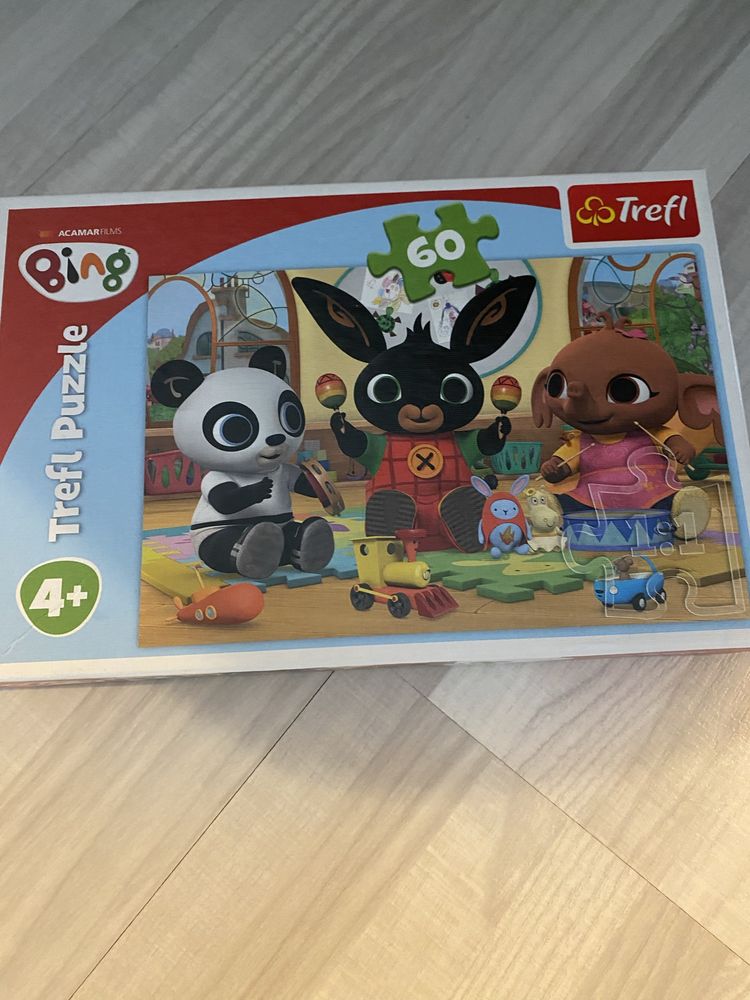 Puzzle i inne gry /Psi Patrol, Bing,domino, memory/
