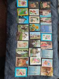 Календарики открытки 1989 - 1991 годов