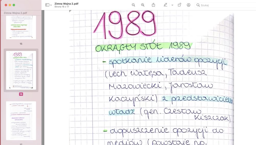 Notatki z Historii Matura Rozszerzona