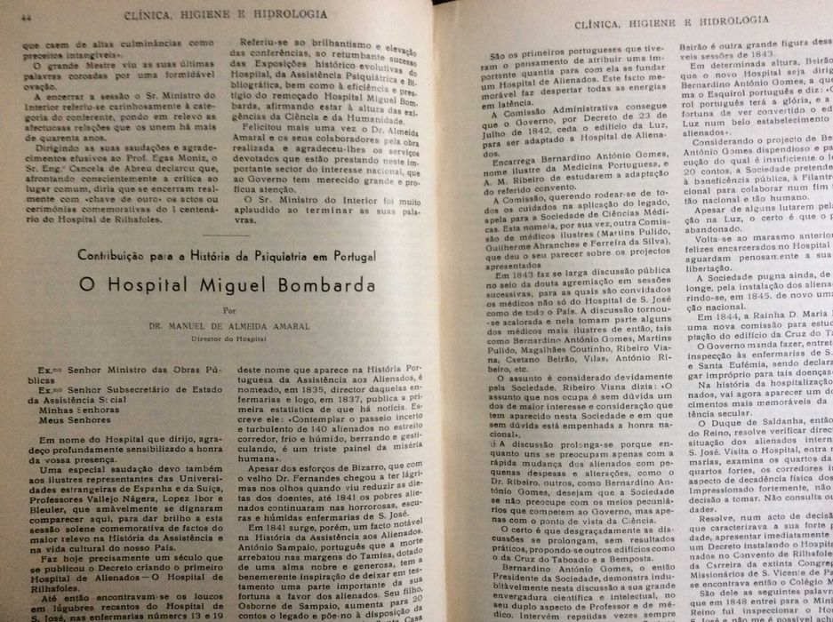 Clínica, higiene e hidrologia ( 4 volumes )