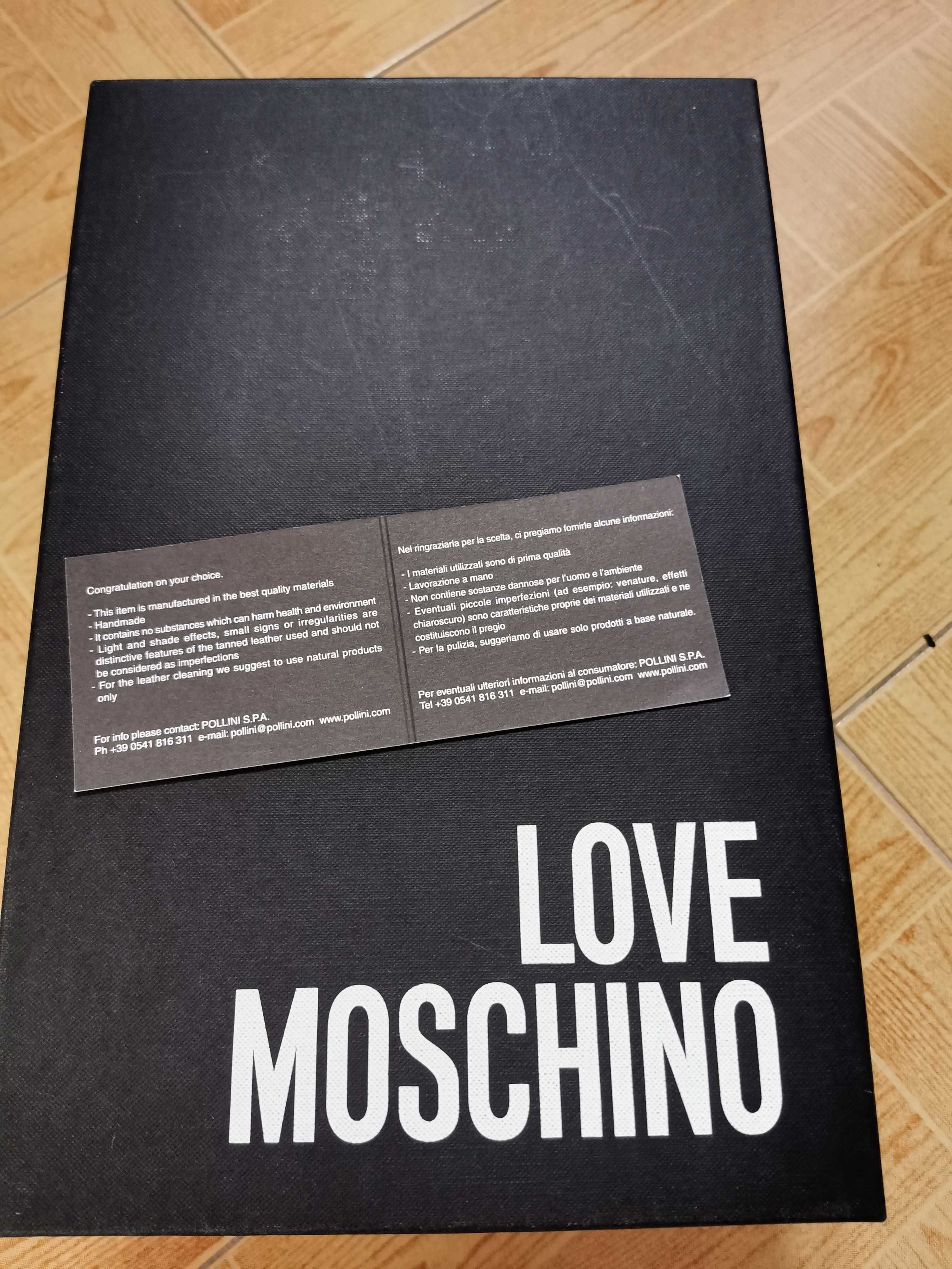 Oportunidade!!! Stiletto love moschino novo