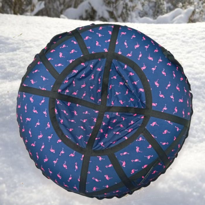 Тюбінг зимовий для катаня тюбинги санки надувные плюшка ватрушка шайба