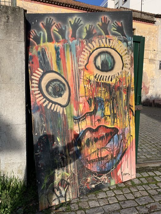 Quadro assinado de grandes dimensões