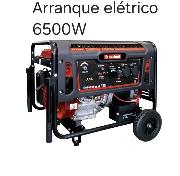 Gerador monofásico com arranque eléctrico