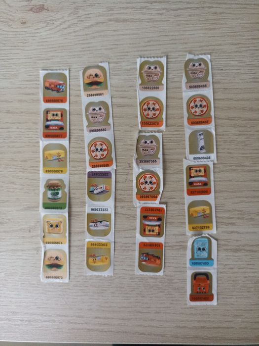 Naklejki biedronki Biedroniaki 25 sztuk!