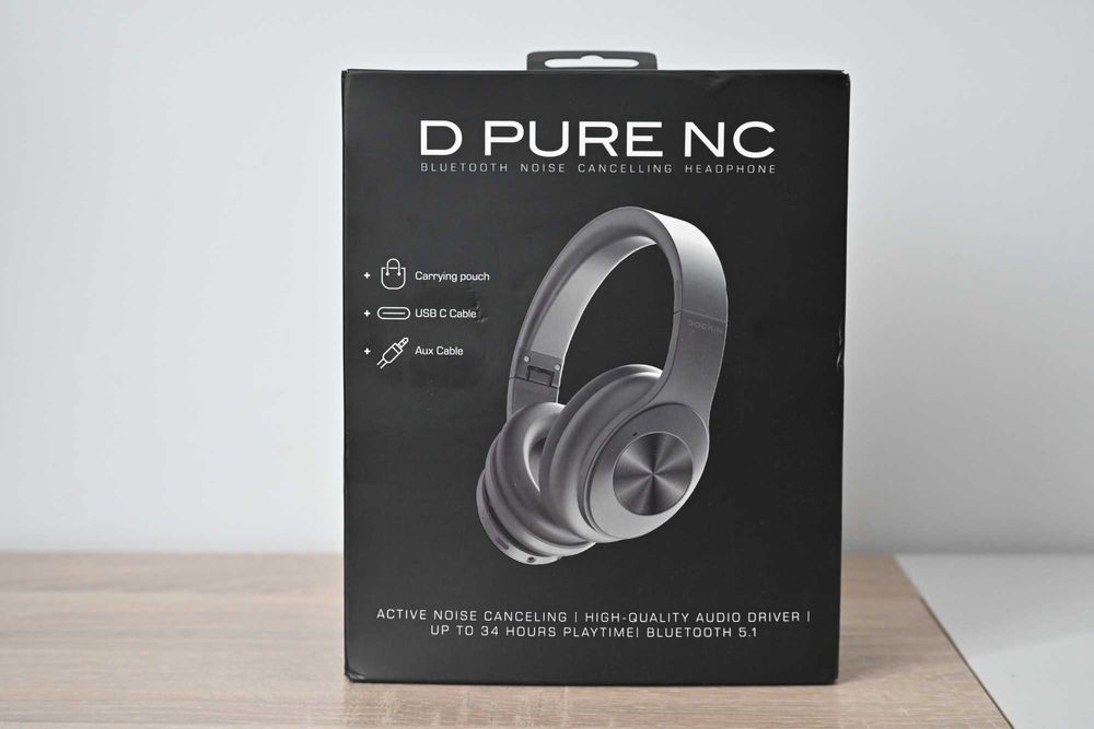DOCKIN D Pure NC Słuchawki bluetooth z aktywnym syst. redukcji szumów