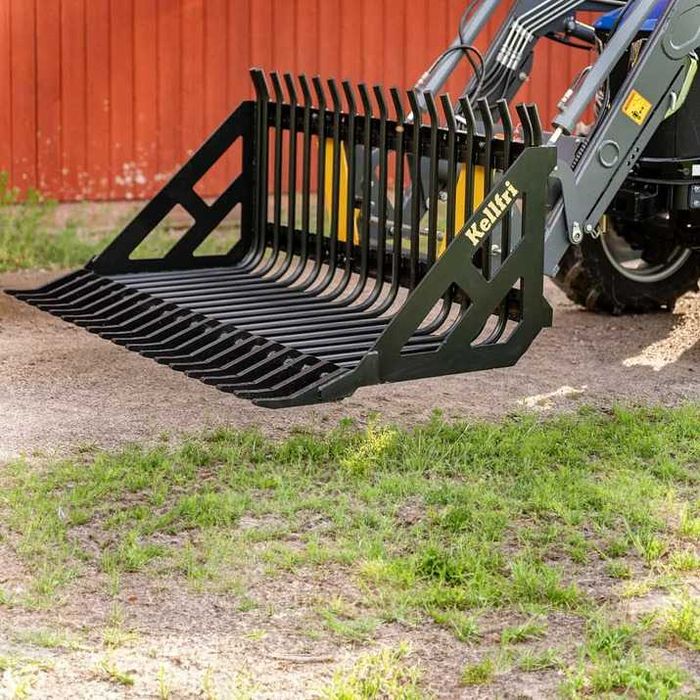 Widły do kamieni 2,0 m, przykręcane mocowanie Euro