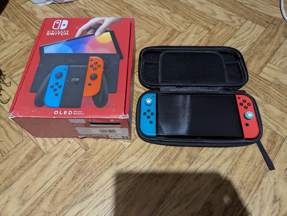 Nintendo switch OLED 64GB+128GB состояние идеальное!