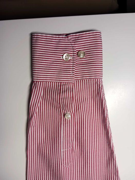 Camisa da sacoor vermelha às riscas perfeita