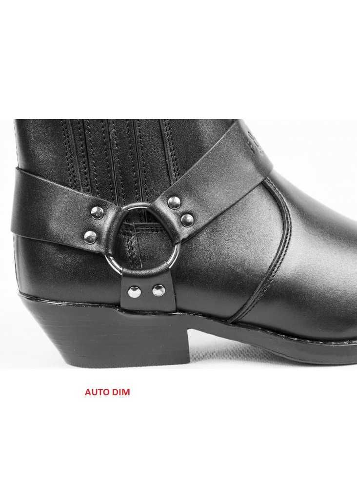 Buty motocyklowe skórzane Chopper Kowbojki KST