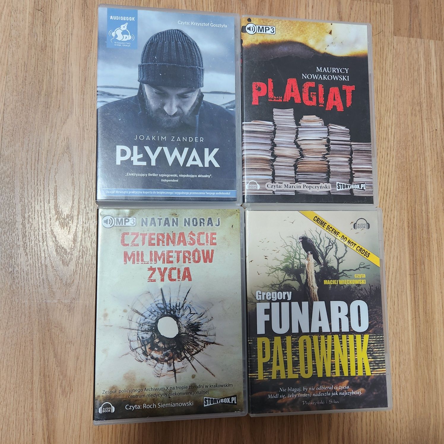 Audiobooki mix 4 sztuki