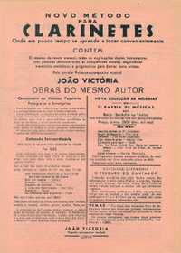 João Victória - Métodos para Clarinete, Bandolim, Flautas e Flautim