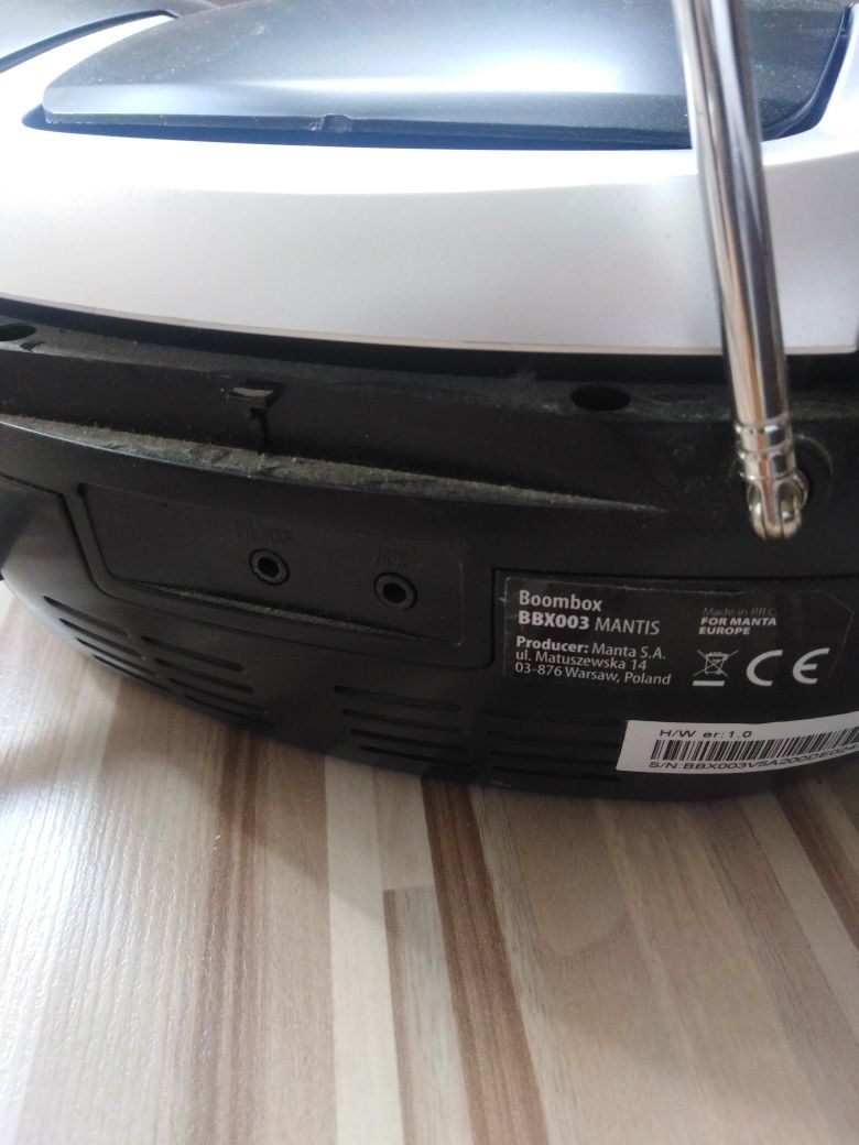 Radio z wejściem na płyty i usb