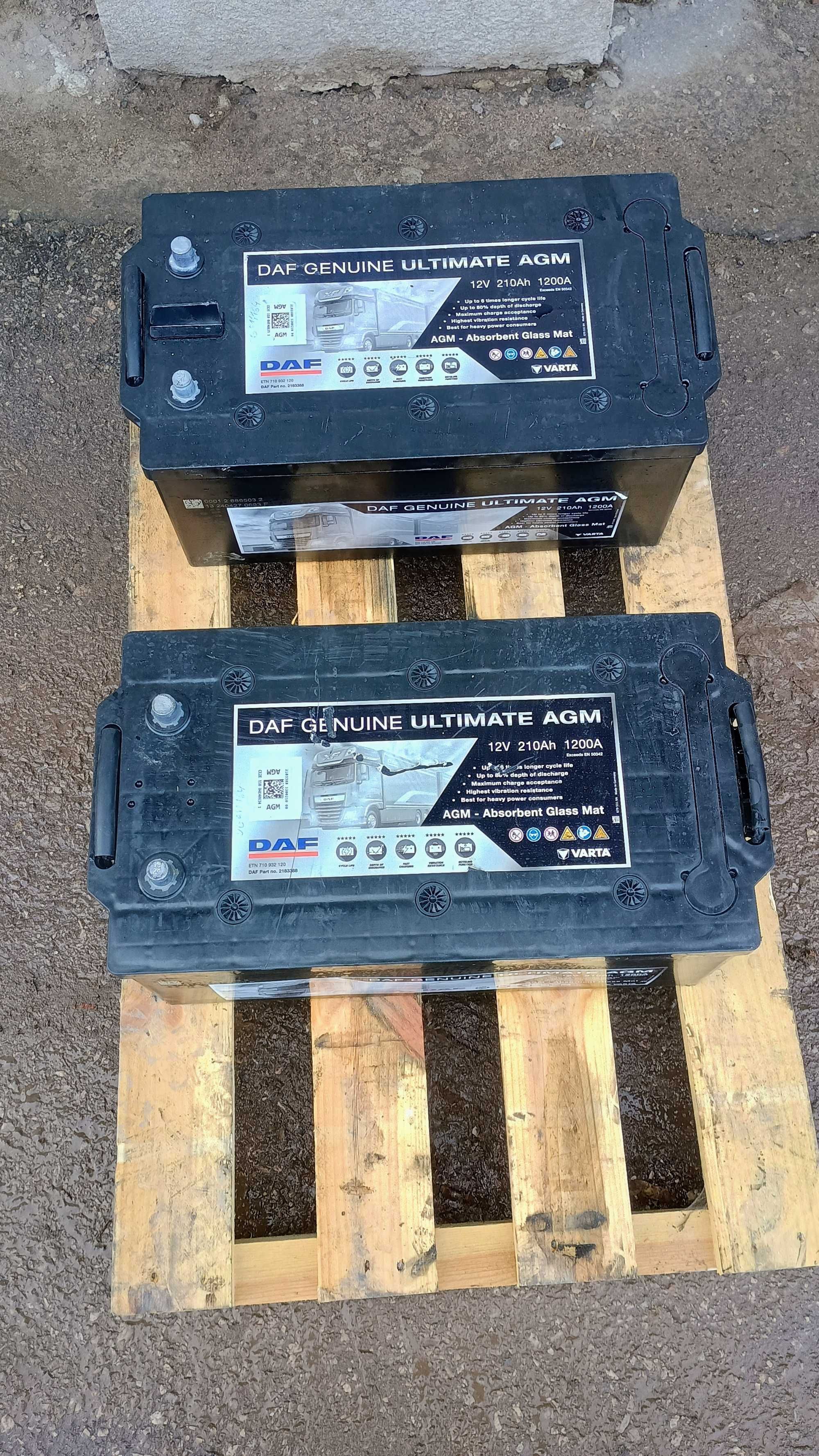 Akumulator DAF 210Ah 1200A (EN) - 12V - AGM