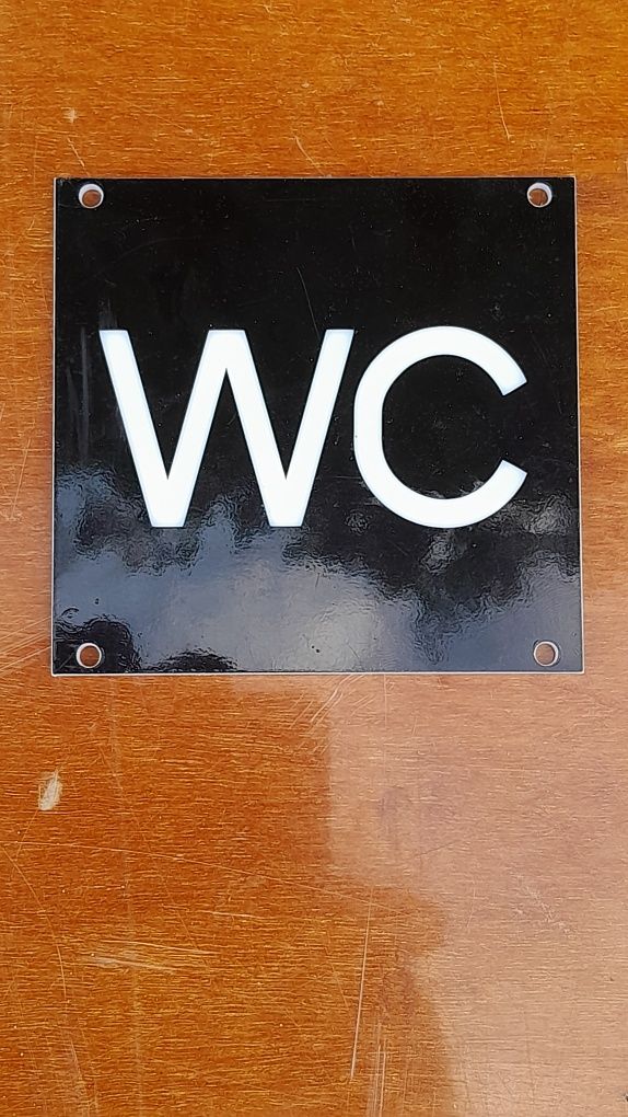 Tabliczka informacyjna WC pcv do domu lub biura
