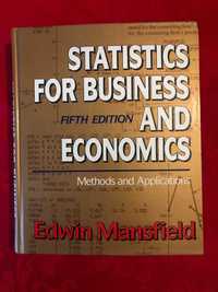 Livro Statistics for Business and Economics fifth edition