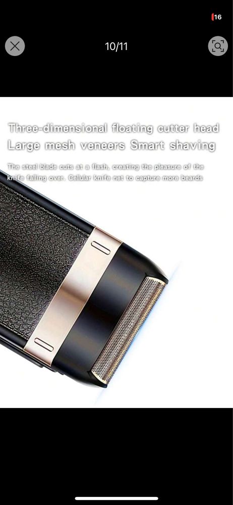 Conjunto maquina de cortar cabelo e navalha eletrica