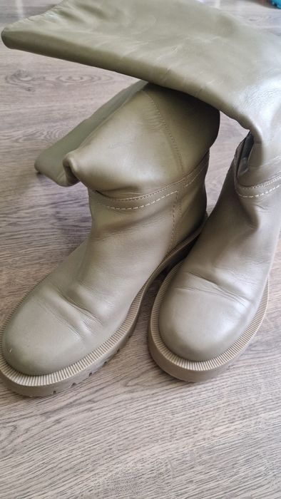 Zara чоботи шкіряні 37 розм