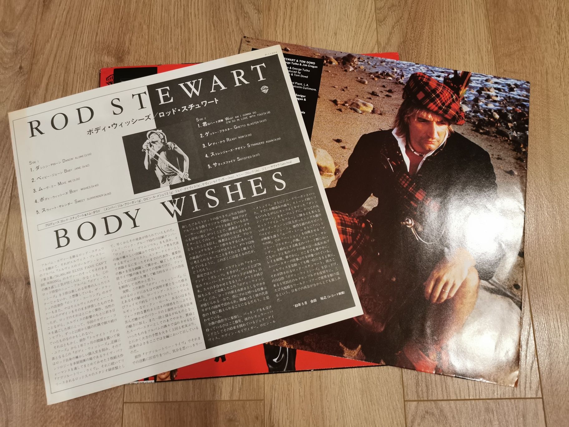 Rod Stewart - Body Wishes, LP, winyl. Japan, NM, OBI