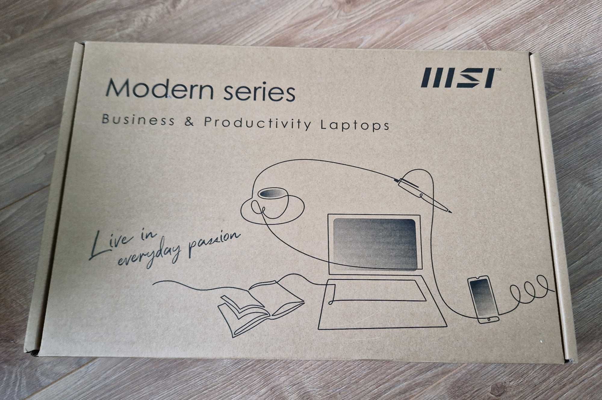 Nowy Laptop MSI Modern 15 B11M / i5 /  512GB SSD / 8GB Ram / Gwarancja