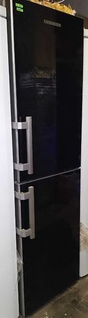 Двухкамерный холодильник Liebherr CN 3915/ Стеклянный. Черный