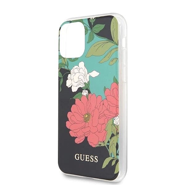 Etui Guess N.1 Flower Collection na iPhone 11 Pro Max - czarne