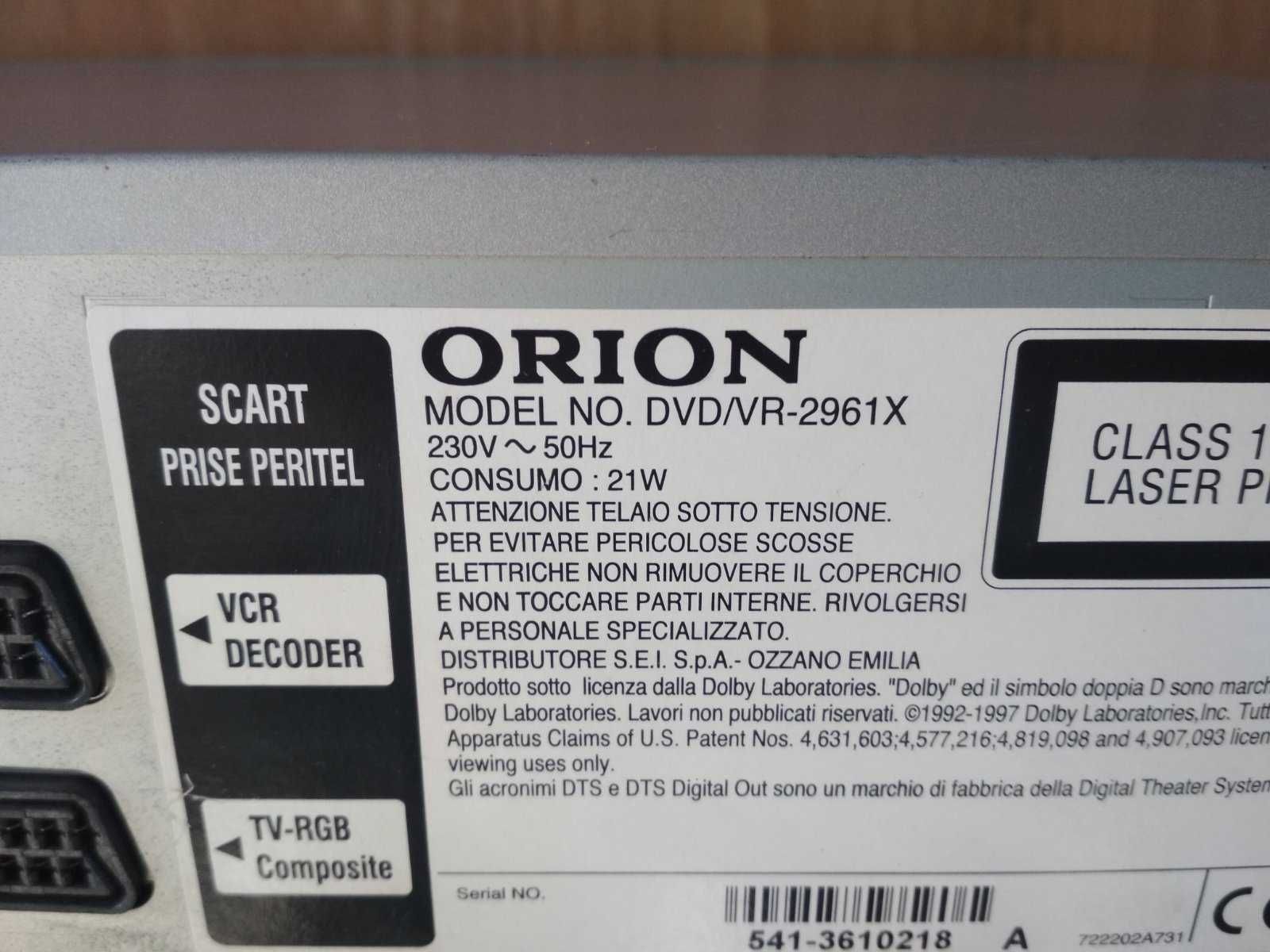 ORION DVD/VR-2961X  2в1