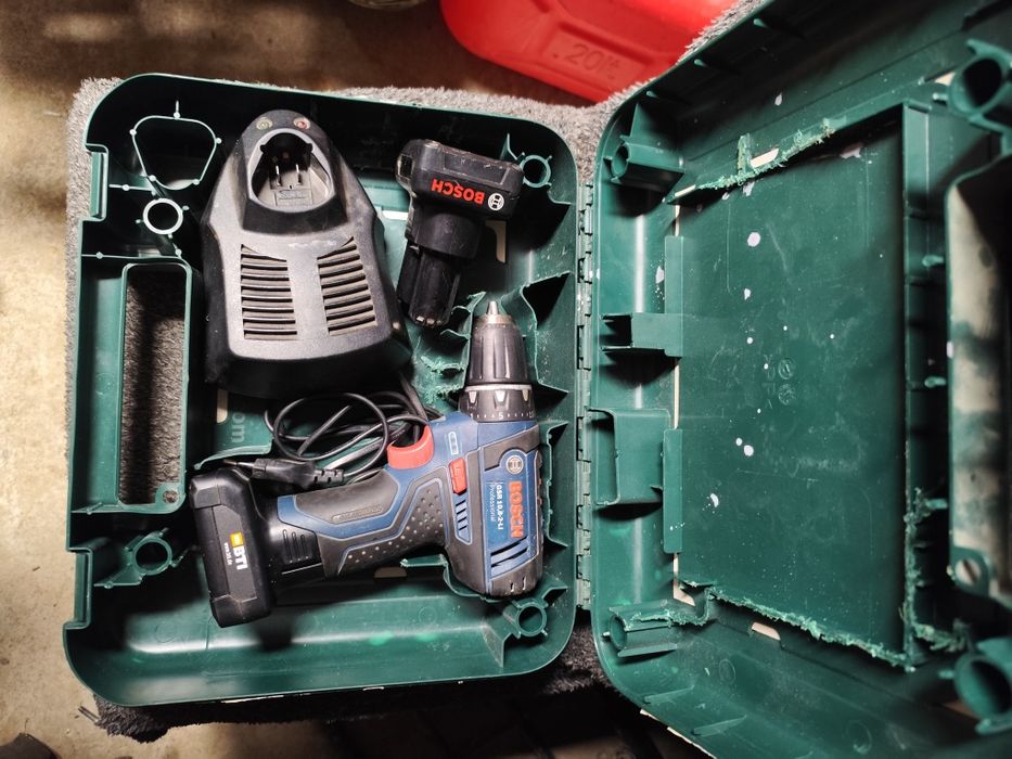 Wkrętarka Bosch 12v 10.8v GSR 12v-15 Sprawna komplet 4ah 12v
